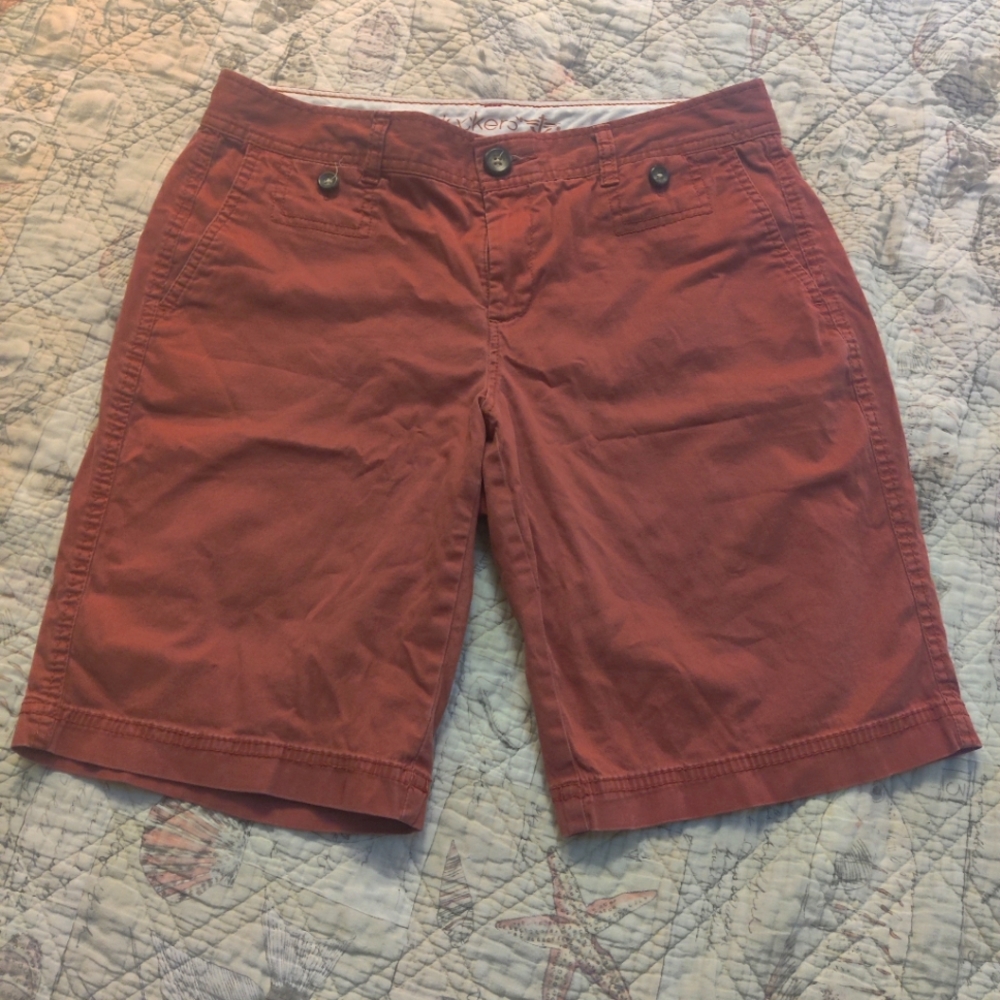 5)25$ DOCKERS Preppy Nantucket Red Shorts